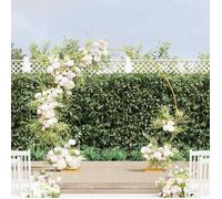 Arche de mariage dorée en acier VidaXL 220 x 45 x 200 cm