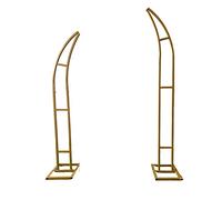 Arche de mariage élégante et portable avec bases carrées, parfaite pour les mariages, les célébrations et les séances photo