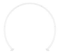 Arche de mariage en acier - vidaXL - Blanc - 223x45x201 cm - Moderne - Support pour plantes grimpantes