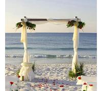 Arche de Mariage en Bois for Mariages intérieurs et extérieurs, fêtes et décorations de Jardin, Parfaite for Les décorations d'anniversaire et de fête de Mariage, 220 x 215 cm