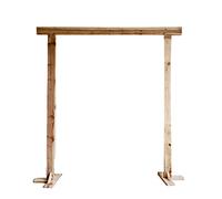 Arche de mariage en bois pour cérémonie et décoration de fête, support de jardin carré pour intérieur et extérieur, toile de fond de mariage rustique, décoration d'événement en plein air