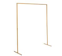 Arche de mariage en métal - Arche rectangulaire résistante à la rouille - Pour plantes grimpantes - Décoration - Décoration - Décoration - Décoration - Arche de pelouse - Doré (sans tige à nouer).