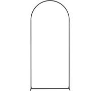 Arche de mariage en métal avec dessus en demi-cercle, cadre de présentation florale et de ballons pour décorations de mariage et de fête