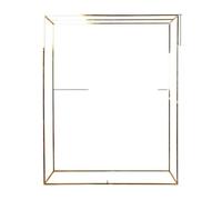 Arche de Mariage en métal plaqué Or, Cadre carré, Support de Toile de Fond, Chemin de Mariage, étagère de Porte for Fleurs artificielles d'extérieur for événements