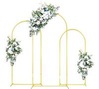 Arche De Mariage Ensemble de 3 Supports d'arc Mariage en métal, Support d'arrière-Plan for décorations fête