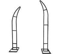 Arche de mariage incurvée en métal pour décorations de cérémonie