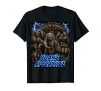 Arche de Noé Apocalypse Zombie Horde Attack Christian Bootleg T-Shirt Graphique avec Valeur