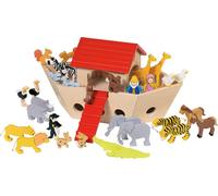 Arche de Noé en bois 32 figurines Goki