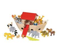 Arche de Noé en bois - GOKI - Maisonnette - Développe l'imaginaire et la connaissance des animaux