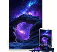 Arche de Pierre sous Ciel étoilé Puzzle de 1000 pièces pour Adolescents Jeu de logique Solide Découpe précise pour Les vœux du Père Noël 38x52cm