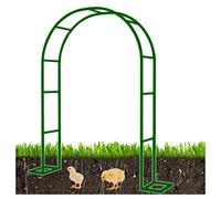 Arche de roses en métal résistante aux intempéries - 120-350 cm - Treillis de jardin pour plantes grimpantes - Parfait pour la décoration de Noël et des vacances - Support de plantes vertes pour