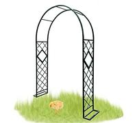 Arche de roses en métal - Treillis de jardin résistant aux intempéries pour plantes grimpantes - Cadre d'arche d'extérieur durable pour de beaux jardins,