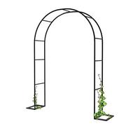 Arche de rosier pour le jardin, largeur 120 cm, 140 cm, 180 cm, 200 cm, 240 cm, arche de pergola avec cadre en métal, treillis décoratif pour roses et plantes grimpantes (taille : 5,9 x 2,2 m)