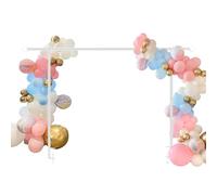 Arche de Table,Cadre d'Arche à Ballons pour Table | Porte-Bannière Décoration Fête pour Anniversaire Cuisine Salle à Manger Mariage Pique-nique Baby Shower Restaurant