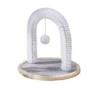 Arche de toilettage automatique pour chat - Station de brosse, base résistante aux rayures | Toiletteur automatique résistant à l'usure avec balle en peluche pour chaton, jeu en intérieur, relaxation