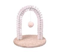 Arche de toilettage pour chat - 1 x griffoir pour chat | Toiletteur de perte d'arche | Poteau de toilettage | Station interactive, à griffer, brosse de massage, jouet pour animaux de compagnie