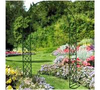 Arche de tonnelle de Jardin en métal H250 cm pour fête de cérémonie de Mariage, décorations de Noël en Treillis d'arche de Roses Robustes, Cadre d'arches en AC
