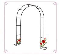 Arche de treillis pour plantes grimpantes, arche de jardin, support en métal pour plantes fruitières et potagères, jardins fleuris, pelouses (taille : 3 x 2,2 m)