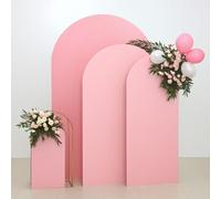 Arche décorative pour fête fond d'arrière-plan pour anniversaire fête prénatale banquet décoration d'arrière-plan de couleur unie support d'arrière-plan rond