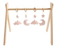 Sauthon – Arche d'éveil en bois avec 4 jouets – uni sauge rose TU