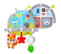 Arche d'eveil bébé voiture - Arceau bébé transat - Arche articulée bébé universelle - Arche d'activité bébé - Arche mobile bébé - Arche De Voiture Motif Forêt - BE-CA650 BENBAT