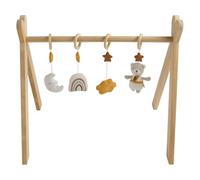Sauthon - Arche d'éveil en bois - 4 jouets - Beige/jaune - TU