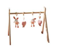 Arche d'éveil bois avec 4 jouets rose TU