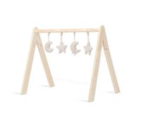 Arche d'éveil en bois avec 4 peluches Moon Nougat