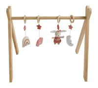 Arche d'éveil bois avec 4 jouets beige/rose TU