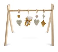 Sauthon Arche d'éveil bébé – Collection Promenons-Nous – Bois naturel, jeux d'éveil