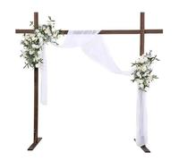 Arche en Bois pour Mariage Arche de Mariage en Bois | Arche décorative de jardin de mariage, support décoratif de fond de fête en plein air