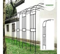 Arche en métal pour plantes grimpantes et roses - Treillis de jardin de 40 cm pour vignes, fleurs et décoration extérieure - Support durable pour plantes de jardin et croissance des roses