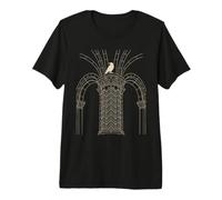 Arche en Pierre de la cathédrale de Durham Norman Chevron Pier T-Shirt Haut de Gamme
