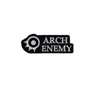 Arche Enemy - Petit écusson brodé thermocollant - Accessoire - Rouge argenté