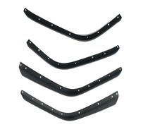 Arche Fender Flares Ensemble Passages De Roue Pour Jeep Pour Wrangler Pour Gladiator Pour JT 2018-2023 4 Pièces Extensions Garde-boue Avant Et Arrière Pour Voiture(Low Fender Version)