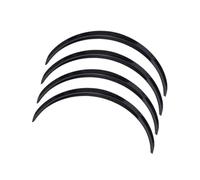 Arche Fender Flares Pour Peugeot 206 207 308 406 407 Passe-roues Invisibles Avec Autocollants 73 Cm 29 Pouces IENQBVL(4Pcs-Glossy Black)