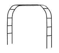 Arche Jardin en Metal Arche À Rosier pour Plante Grimpante Metal Arceau À Rosiers Plantes Tour Terrasse Extérieure Plante Escalade Décorative Arche De Mariage Fleurs Décorations(Black,B-Wide Arch)