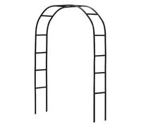 Arche Jardin en Metal Arche À Rosier pour Plante Grimpante Metal Arceau À Rosiers Plantes Tour Terrasse Extérieure Plante Escalade Décorative Arche De Mariage Fleurs Décorations(Black,A-High Arch)