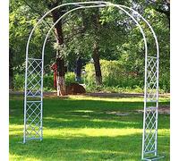 Arche Jardin fer Forgé D'extérieur Décoratif, Arches de Jardin pour Plantes Grimpantes, Tuteur Plante Grimpante, pour Diverses Plantes Grimpantes Roses Vignes ( Color : Wit , Size : 180cm/70.9in )