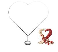 Arche mariage Arche 1 ensemble de cadre d'arche ballons en forme cœur, anneau, kit support guirlande à faire soi-même for décorations mariages et d'anniversaires extérieur