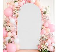 Arche Mariage Toile de Fond, Housse Arche Mariage Anniversaire | Double Face Couverture pour Arche Ronde pour Mariages Fête Cérémonie Banquet Décoration