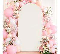 Arche Mariage Toile de Fond, Housse Arche Mariage Anniversaire | Double Face Couverture pour Arche Ronde pour Mariages Fête Cérémonie Banquet Décoration