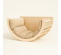 Arche montessori 6-en-1 bois & bureau avec coussin - jouetapprends