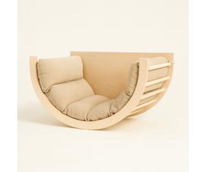 Arche montessori 6-en-1 bois & bureau avec coussin - jouetapprends
