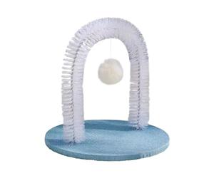 Arche pour animaux de compagnie - 35 x 30 cm auto-toiletteur, sortie d'énergie positive | Grattoir pour visage de chat avec facilité, arche de toilettage pour animaux domestiques pour enlever la tête