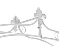 Arche pour plantes grimpantes en métal Blanc antique