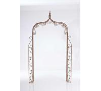 CLP Arche A Rosiers Métallique Aurora | Arceau De Jardin en Fer Forgé avec Hauteur 148 cm | Support pour Plantes Grimpantes Stable |, Couleur:Marron Antique