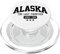 Arche Vintage de l'Alaska The Last Frontier State Athletic 1959 PopSockets PopGrip pour MagSafe