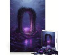 Arche Violette Mystique dans Une Jungle luxuriante Puzzle de 1000 pièces pour Adultes Jeu de logique Stimulant Divertissement Relaxant Bords Nets Cadeau mémorable (38x26cm)