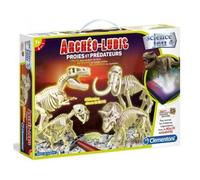 Archeo Ludic 4 En 1 Proies Et Predateurs : T-Rex, Triceratops, Smilodon, Mammouth